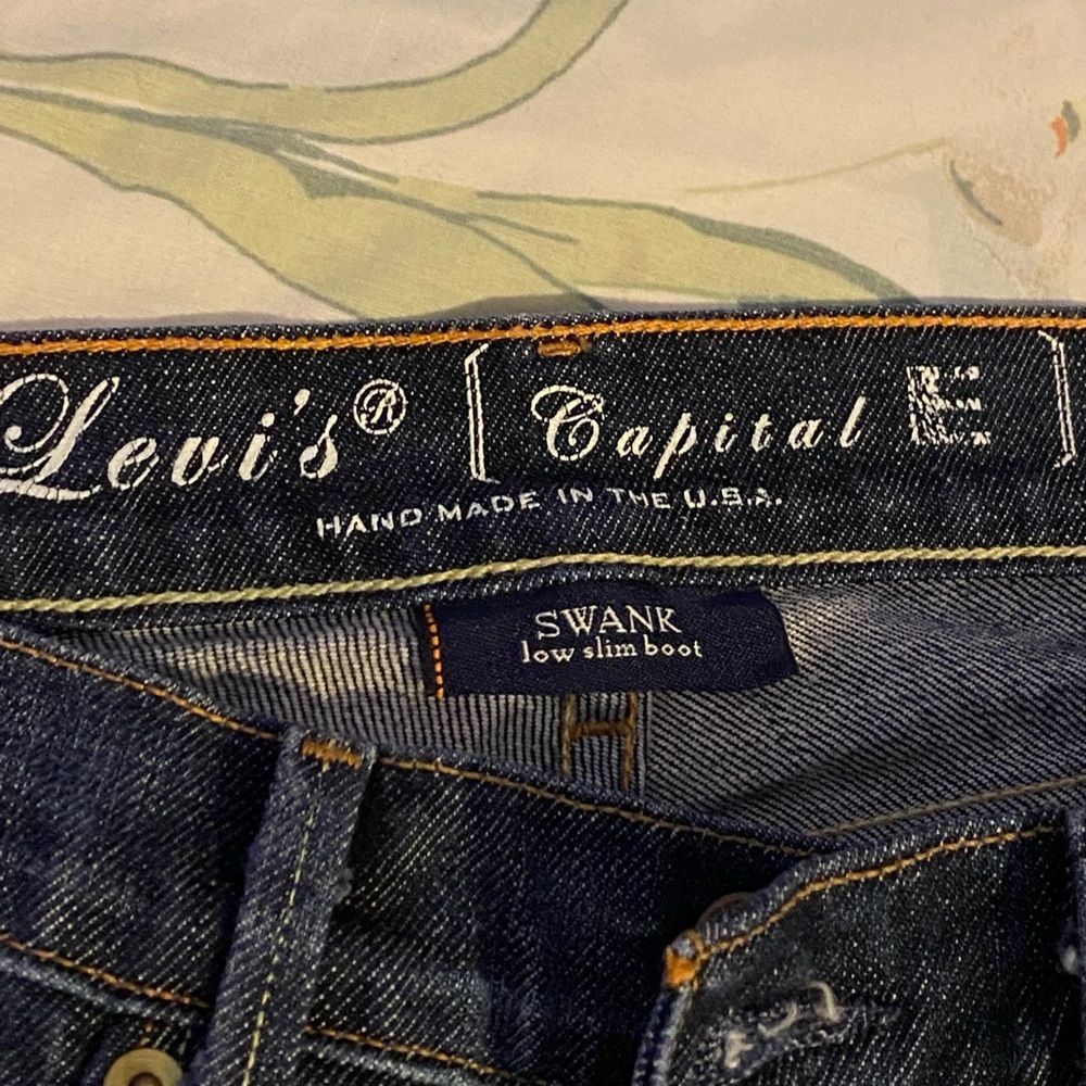 LEVI’S Capital e Swank Dark Lux Slim Boot Size 29